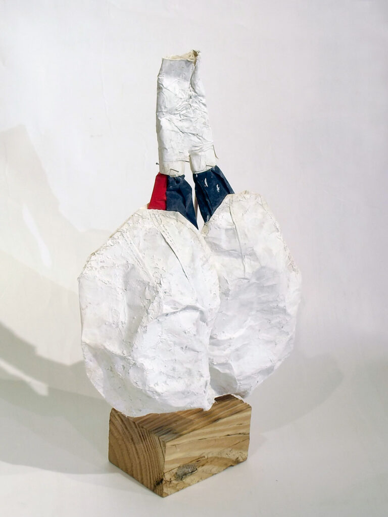 sculpture, papier, poumons